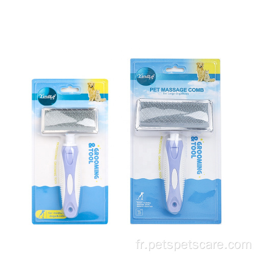 Brosse de toilettage des cheveux avec des perles collantes